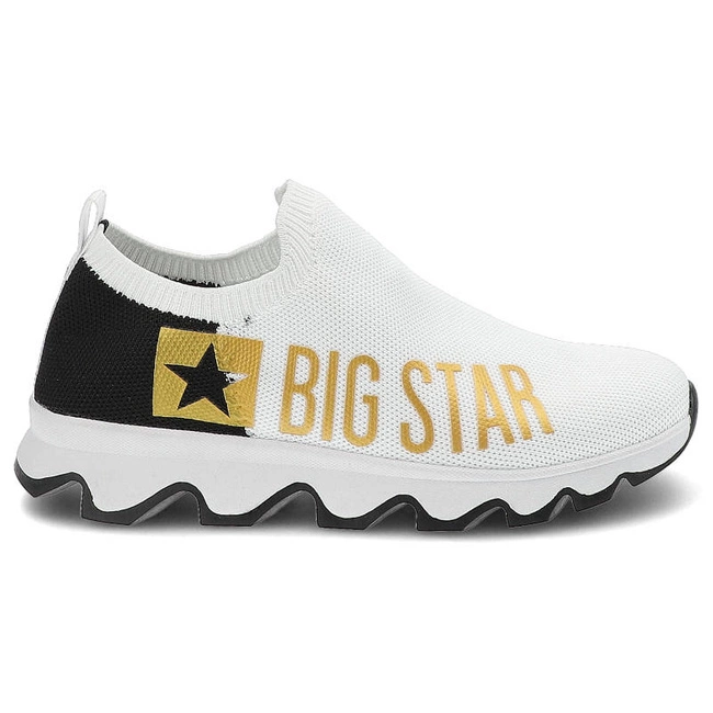 Sneakers BIG STAR - JJ274A142 Weiß/Schwarz/Gold