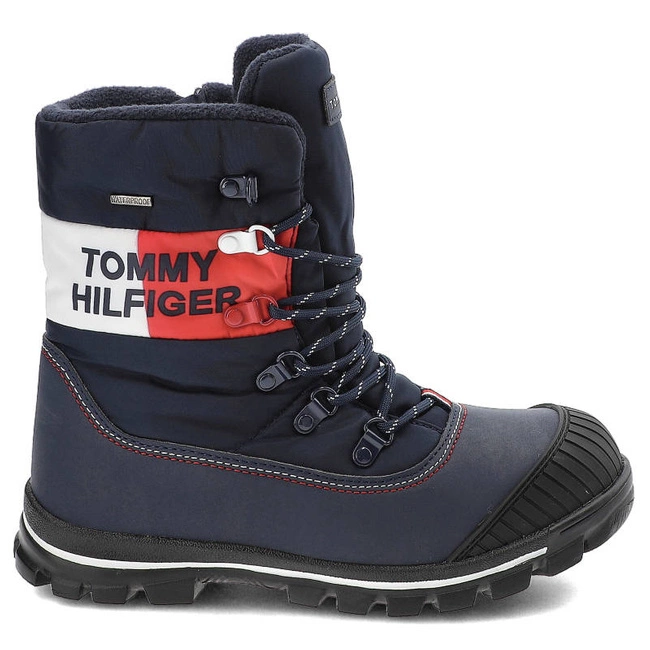 Schneeschuhe TOMMY HILFIGER - T3B5-32544-1233Y019-Snow Boot Blue/Red/White Y019